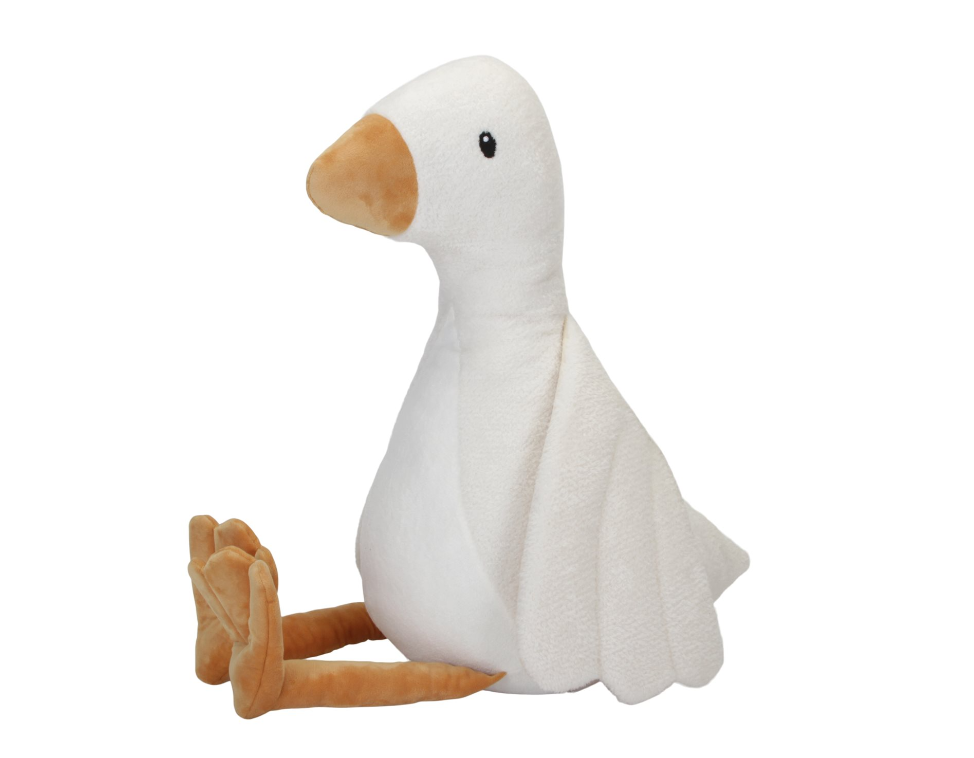  plush goose white 30 cm 
